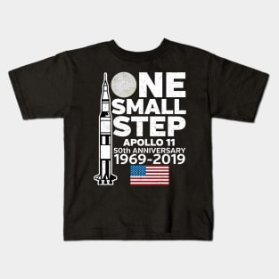 Apollo 11 One Small Step Moon Landing Kids T-Shirt